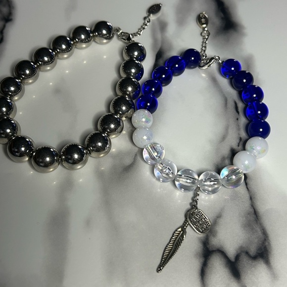 Silver & Crystal Bead Set | 10 mm Beads | Confidence & Clarity - Picture 3 of 3